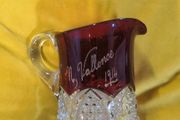 Glass jug - N, Vallence