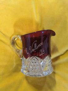 Glass jug - N, Vallence