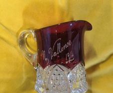 Glass jug - N, Vallence