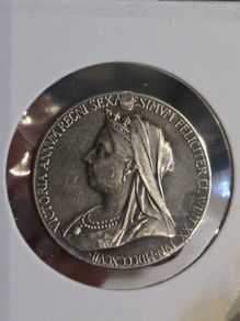 Silver Victorian medal