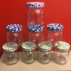Jars with Lids.                       For Jams, Candles, Crafty, Crafters, Home Storage