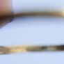 Vintage Sterling Silver 925 Gold Plated Snake Ring, adjustable size - 1,2g Image 8