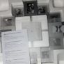 Brand new presenttime clock  photo frame holds 12 photos Image 6