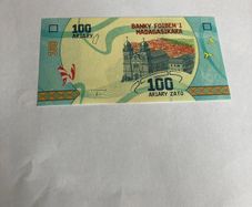 Madagascar 100 Ariary Banknote