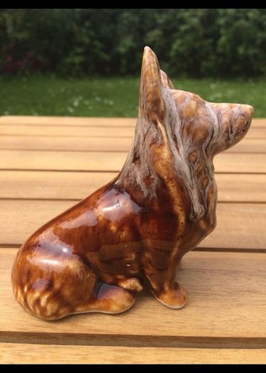 Vintage Ceramic Dog Figure
