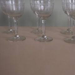 vintage sherry glasses