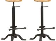 main image for ad Bar Chairs 2 pcs Solid Mango Wood