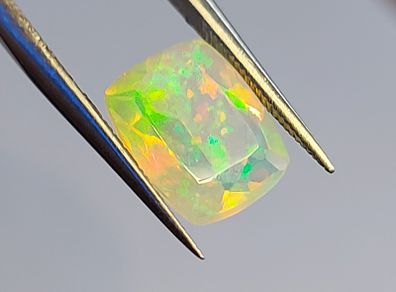 Faceted Ethiopian opal 1.89 ct