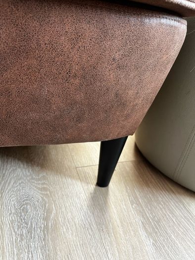 Ikea Strandmon dark brown wingback armchair