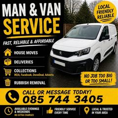 Man With a Van - Available Evenings And Weekends