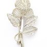 Sterling Silver Filigree Flower Brooch Image 2