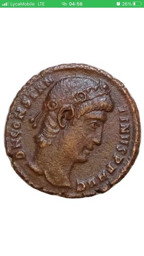 Constantinus I The Great 306-337 AE14mm 1,4g Nicomea Soldiers Legionary Standard