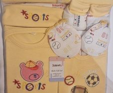 NEW 8-Piece Baby Gift Set - Juniors Brand - All-Star Sports Theme (NWT)