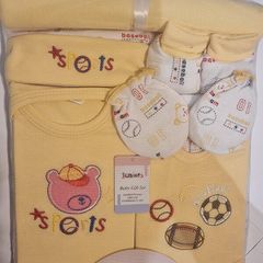NEW 8-Piece Baby Gift Set - Juniors Brand - All-Star Sports Theme (NWT)