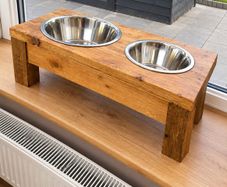 raised dog bowl