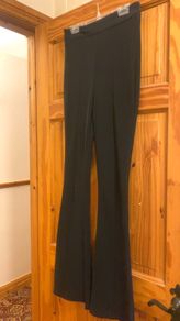 Ladies Black Flared Trousers