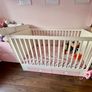 IKEA STUVA / FRITIDS Pink Cot/Toddler Bed + Changing Table/Desk Image 2