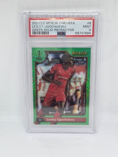 Lesley Ugochukwu PSA 9 Green Mojo Refractor 65/99 RC