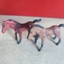 SET of 2 PONY  Brown Plastic Figure Toys. Image 6