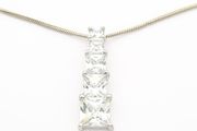 Silver Cubic Zirconia Necklace