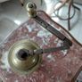 Antique French brass coffee mill Image 6