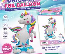 Large Unicorn Foil Ballon