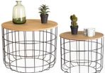 Round coffee table set of 2 - Free Delivery Nationwide