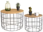 Round coffee table set of 2 - Free Delivery Nationwide
