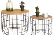 Round coffee table set of 2 - Free Delivery Nationwide