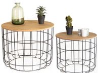 main image for ad Round coffee table set of 2 - Free Delivery Nationwide
