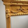 Regency Style Carved Giltwood Overmantel Mirror Image 2