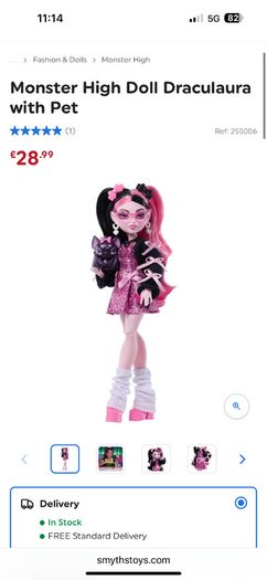 Monster high house with 5 dolls and all accessories
