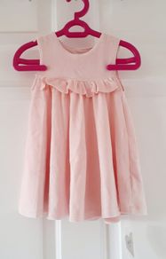BNWT M&S Baby Girl Pinafore Velvet Dress (3-12month)