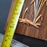 Wall Plaque with Copper Birds Vintage from the 60s, postage available or collection Image 4