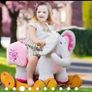 plush rocking horse elephant Image 2