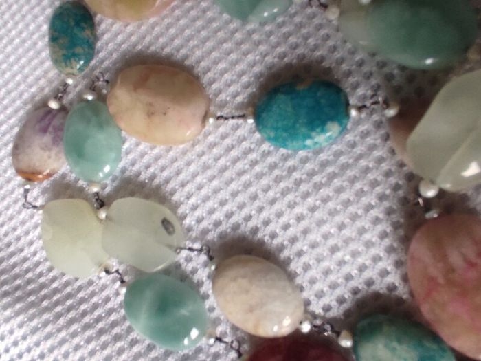 Natural stones necklace