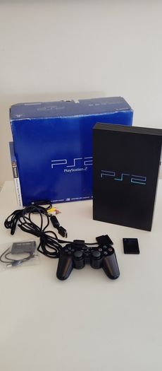 Ps2 Console Refurbished original controller hd adapter original box