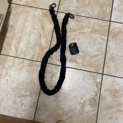 motorcycle lock and chain
