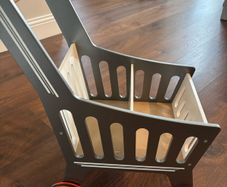 Wooden Shopping Trolley