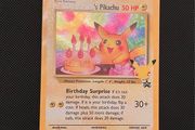 Official Pokemon TCG Birthday Pikachu card 24/53 from the special Celebrations