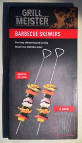 Barbecue Skewers 6 pack