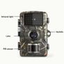Hunting Trail Camera with 2-Inch Screen, 720P HD Wildlife Trail Camera, Night Vision PIR 10m, 0.8s Trigger Motion Activated, for Outdoor Wildlife Monitoring Camouflage Image 7