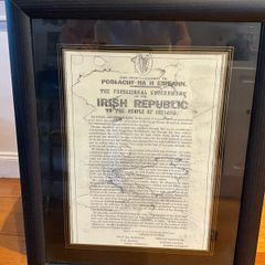 1916 COPY of Proclamation of the Irish Republic