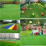 Artificial Grass Turf 10m x 1m Fake Lawn Astro Turf Pile High Artificial Grass Cheap Astro Garden Lawn Realistic Synthetic Grass Turf Lawn Mat with Drainage Holes for Pet Patio Garden Landscape Image 3