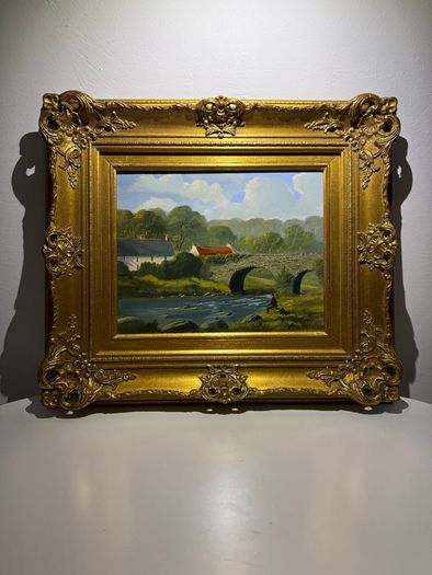 Robert B. Higgins (b. 1943) - Original Signed Irish Landscape Oil Painting