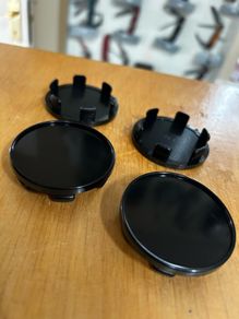 54mm Audi VW Skoda Mercedes Ford Black Center Caps