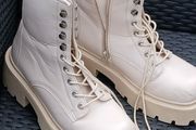 Beige Ankle Boots