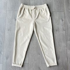 Zara Mens Cream Trousers XL NEW