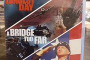 3 DVD Classic War Movie Collection Set The Longest Day Patton A Bridge Too Far