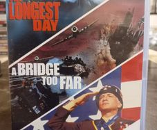 3 DVD Classic War Movie Collection Set The Longest Day Patton A Bridge Too Far
